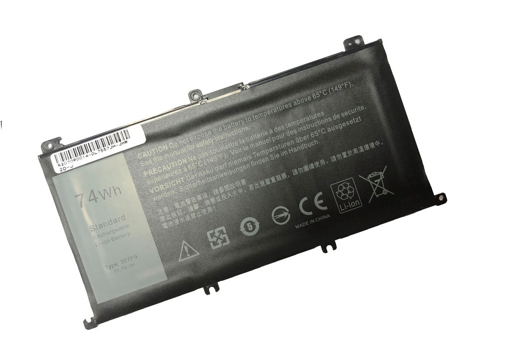 Заменска батерија NRG+ 357F9 за Dell Inspiron 15 5576 5577 7557 7559 7566 7567 357F9