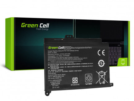 Заменска Green Cell Battery BP02XL компатибилна за HP Pavilion 15-AU 15-AU051NW : 4400 mAh / 7.7V