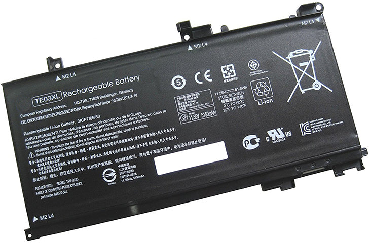 Заменска батерија NRG+компатибилна за HP 15-AX052NW 15-AX055NW 15-AX075NW 15-AX099NW TE03XL